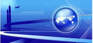 蓝色 科技 背景图片