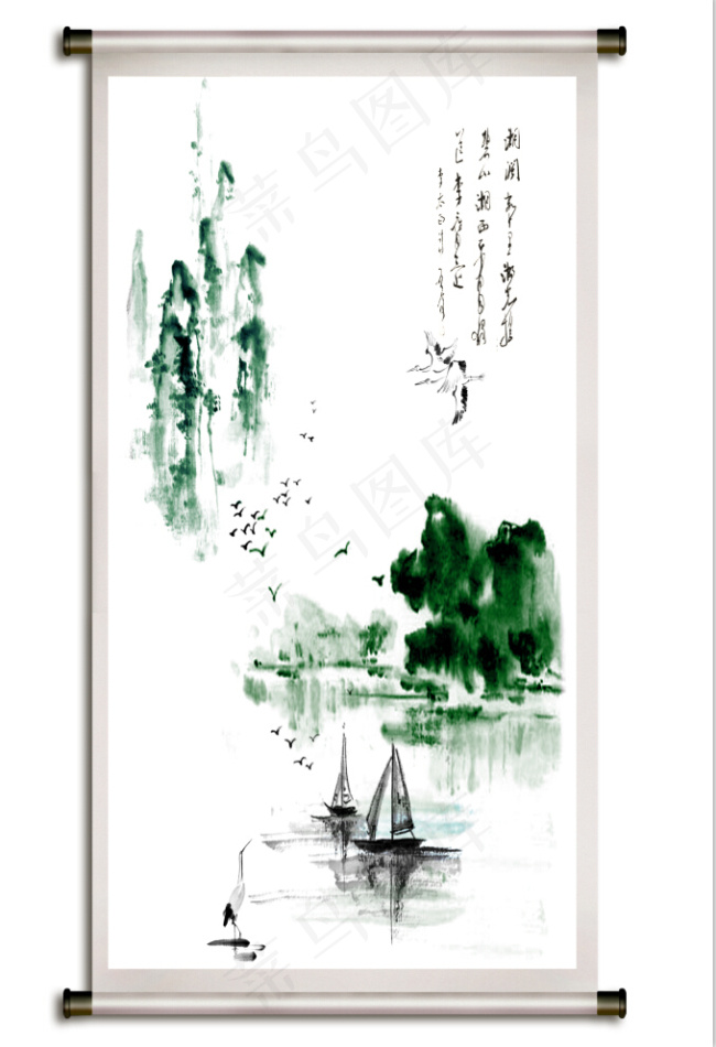 水墨画(3217X4724(DPI:150))psd模版下载