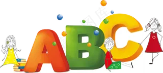 卡通清新英语小报手抄报