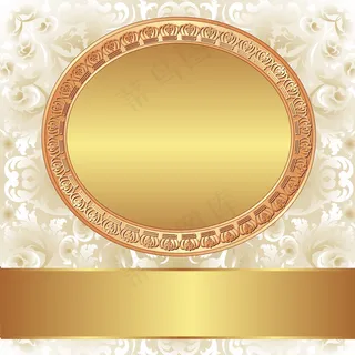 矢量华丽金色背景素材免费下载