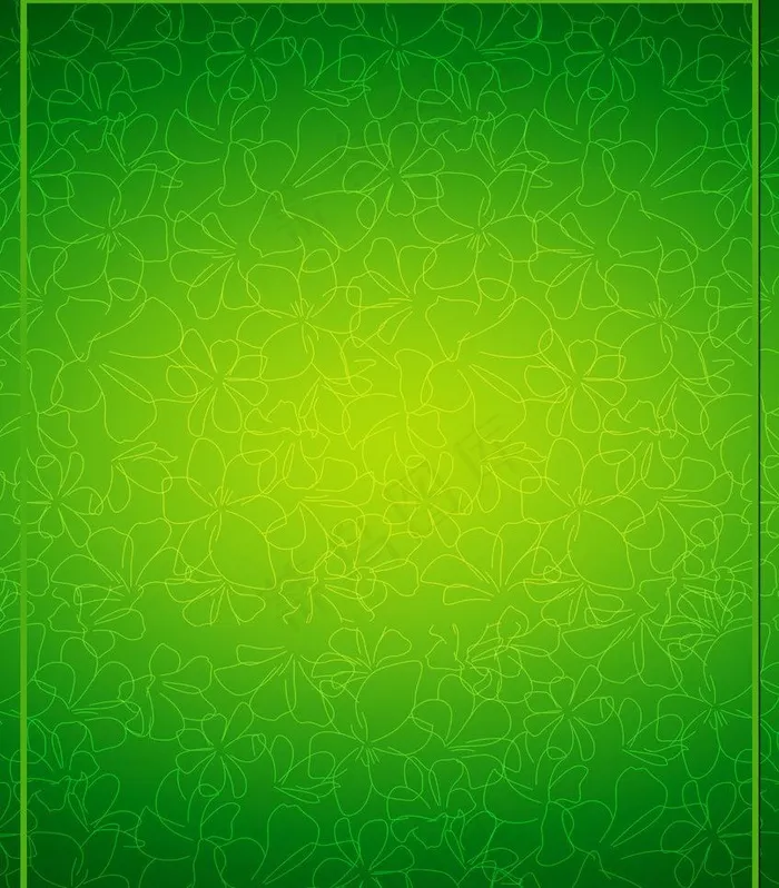 绿色花纹图片(2559X3093(DPI:100))psd模版下载