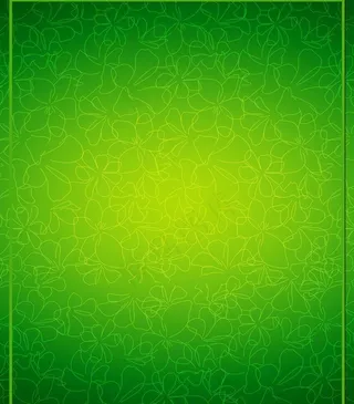 绿色花纹图片