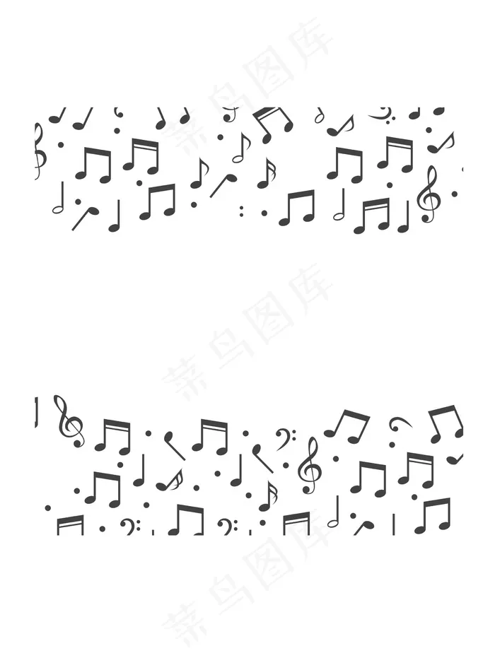 五线谱音乐乐符
