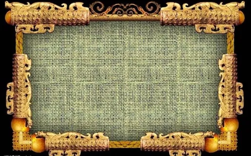 *中国古典黄金相框图片