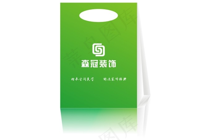 精美企业手提袋设计cdr矢量模版下载