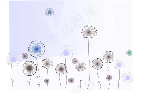 蒲公英卡通矢量cdr图片