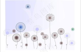 蒲公英卡通矢量cdr图片