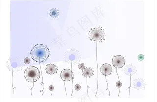 蒲公英卡通矢量cdr图片