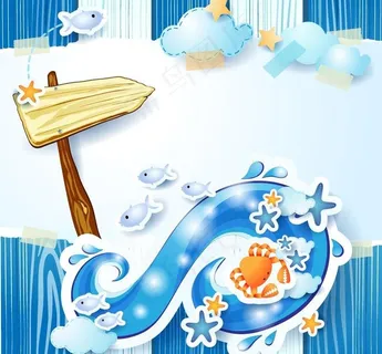 木板指示牌图片