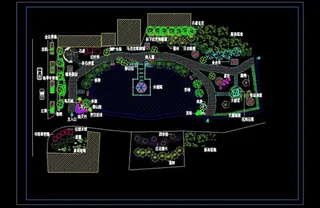 小游园绿化规划设计图