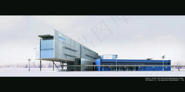 建筑效果图模型图片