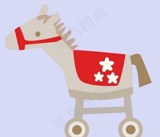 卡通马图片
