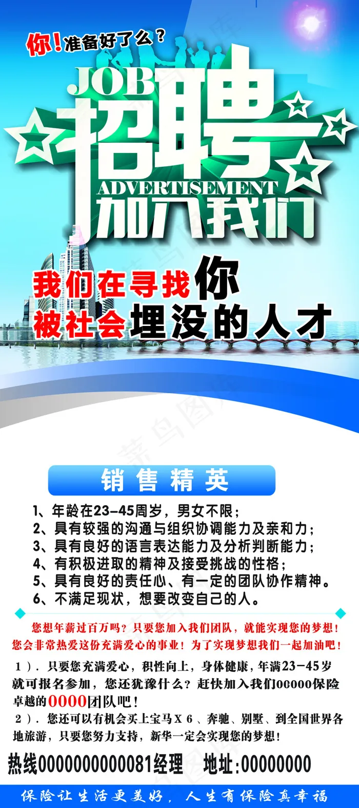 招聘 你准备好了吗  寻找 人才(2268X5102(DPI:72))psd模版下载