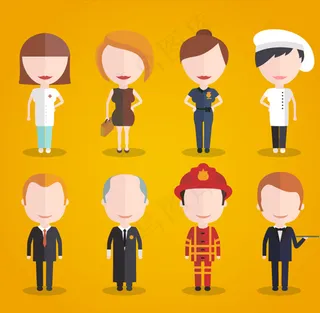 8款职业人物形象素材