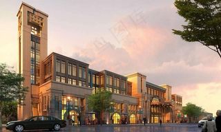 花园洋洋房配套商业图片