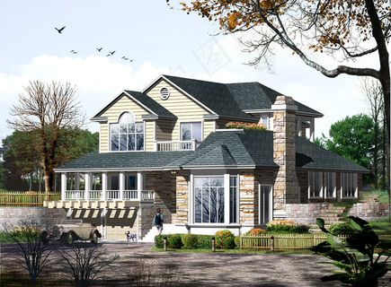 别墅效果图图片