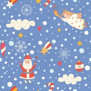 少女系圣诞素材ppt背景素材