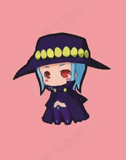 卡通人物小女孩矢量人物插画