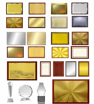 铜牌奖牌背景图片