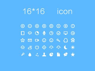 可爱小图标PSD分层素材