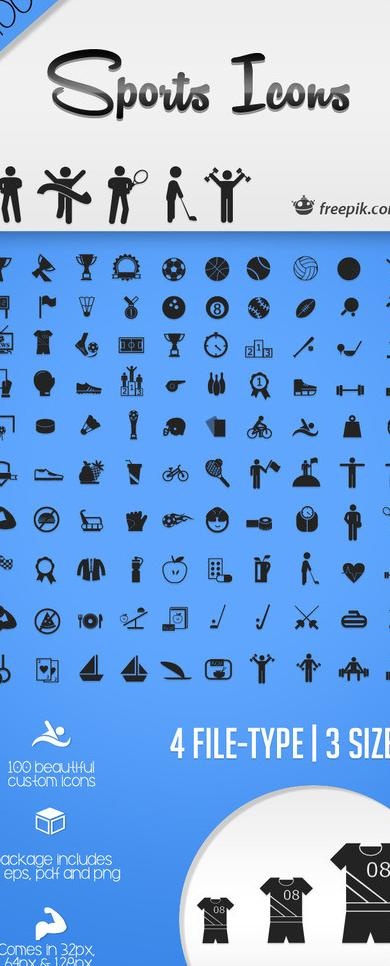 体育运动小人 矢量图图片eps,ai矢量模版下载