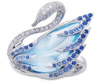 卡通天鹅动物图片海报素材