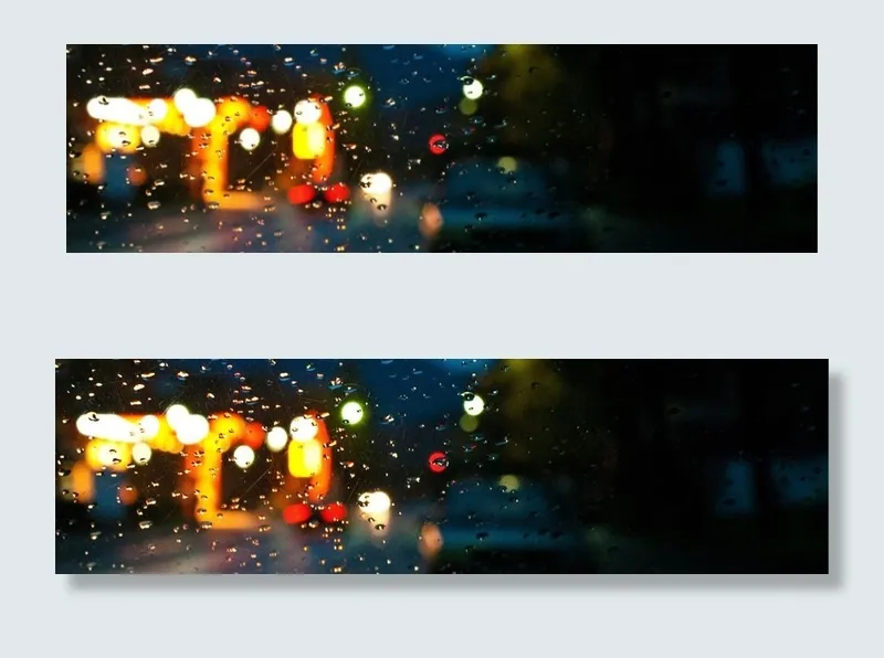 夜景灯光虚化banner背景　