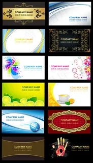 花纹类卡片设计矢量素材 花纹类卡片设计矢量素材