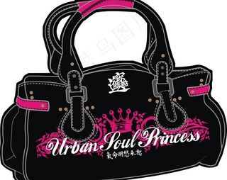 女士运动皮包图片