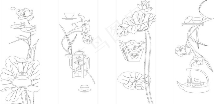 雕刻图片cdr矢量模版下载