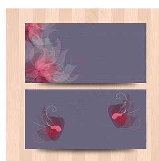 创意花纹婚礼卡片图片