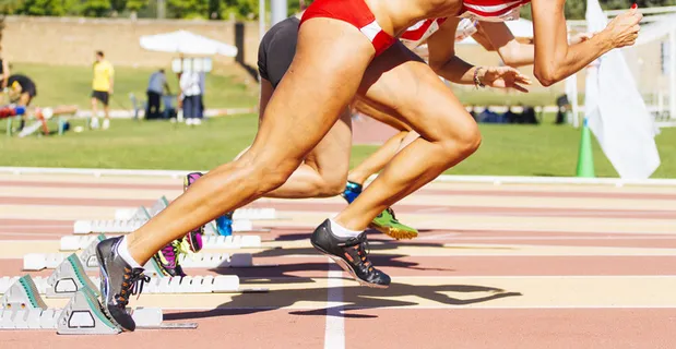 运动员起跑高清图片