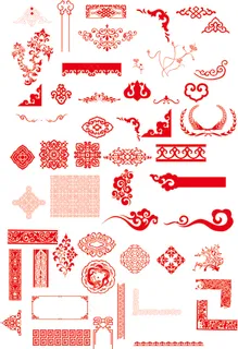 中国风创意花纹边框