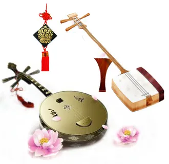 古琴中国风免扣素材