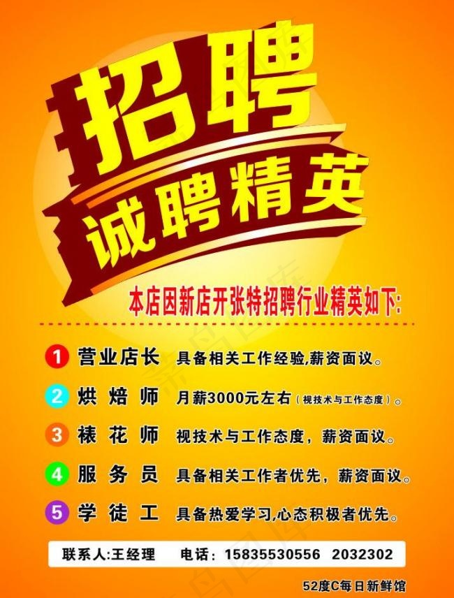 招聘图片cdr矢量模版下载