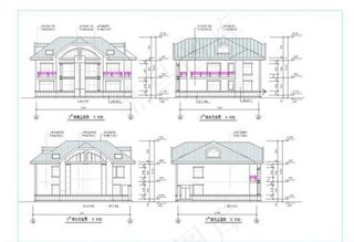 别墅式疗养房CAD图