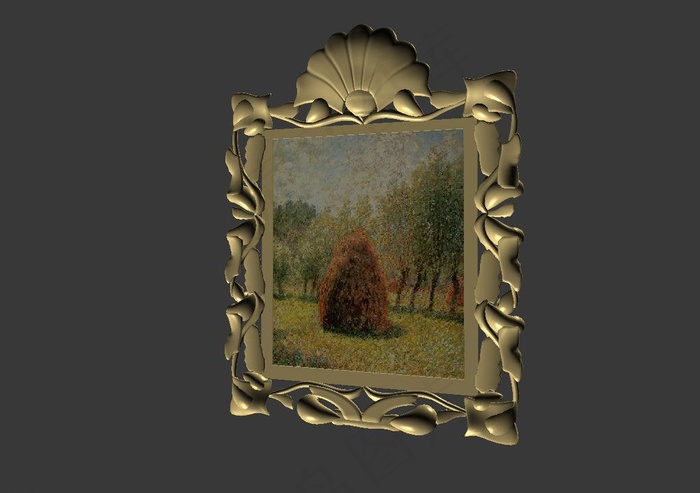 欧式镜框模型图片