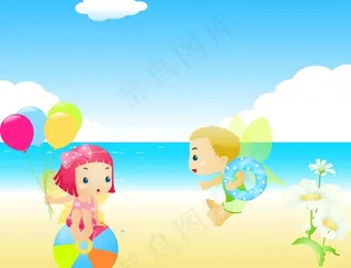 夏天风景素材图片