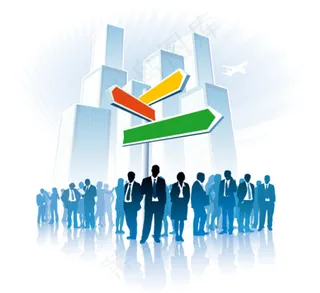 团队方向矢量素材