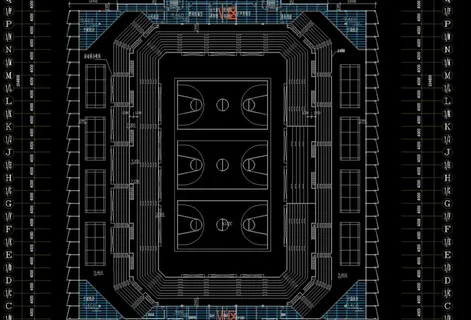 赛后9 46米标高层平面防火分区示...