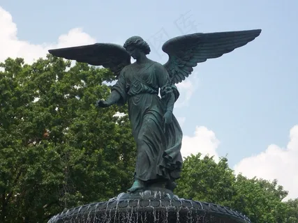 天使雕像图片