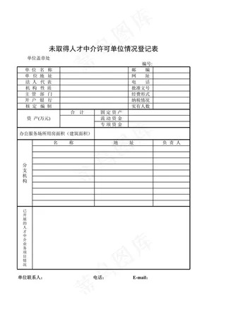 人才中介许可登