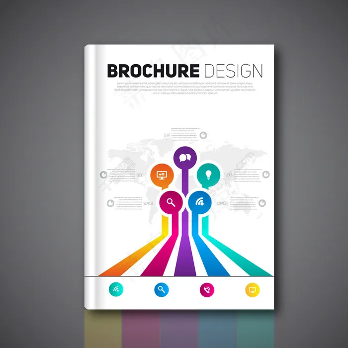 宣传册封面图片eps,ai矢量模版下载