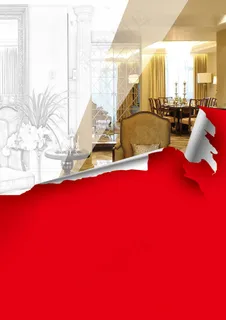 你买房我装修样板间征集令宣传单