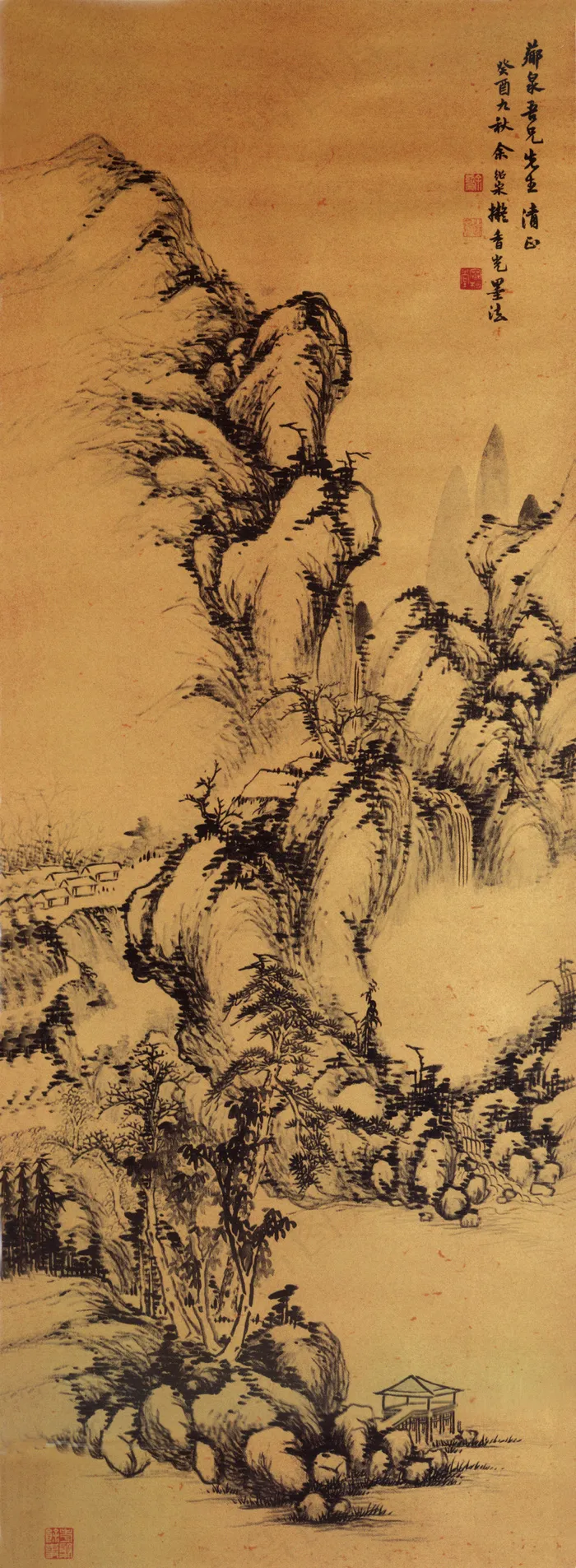 水墨山水画图片