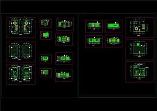 酒店ktv包厢装修CAD图纸