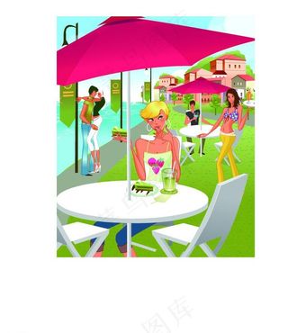 海滩浪漫情人图片