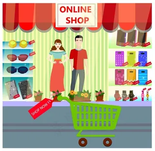 在线商店橱窗