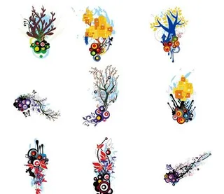 51张实用矢量花边花纹素材图片