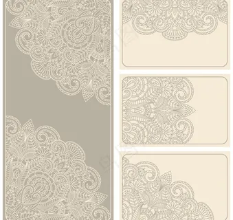 婚礼邀请卡图片